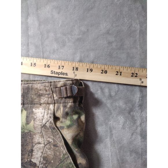 Cabelas Realtree Mens Button Down Shirt and Cargo Pants Hunting Outfit Sz L (38) - Picture 16 of 16